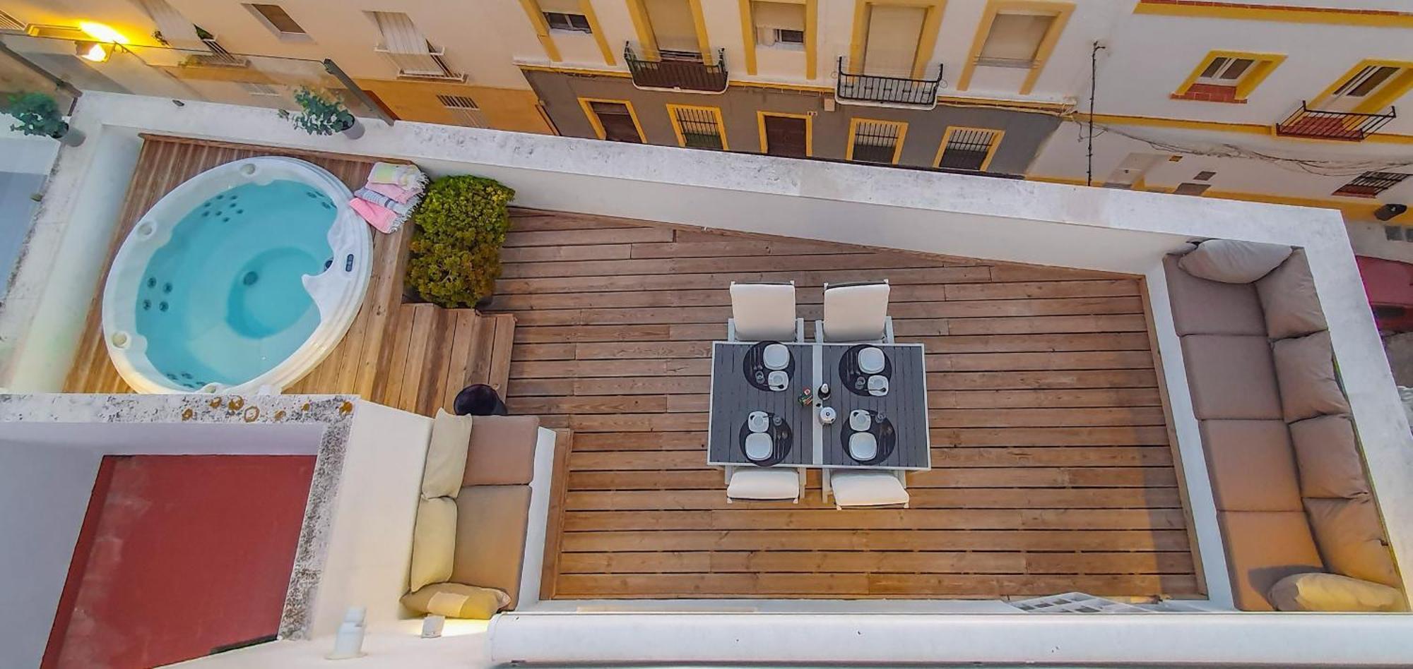 Penthouse With Jacuzzi, And Garaje Grupo Ac Gestion Leilighet Cádiz Eksteriør bilde