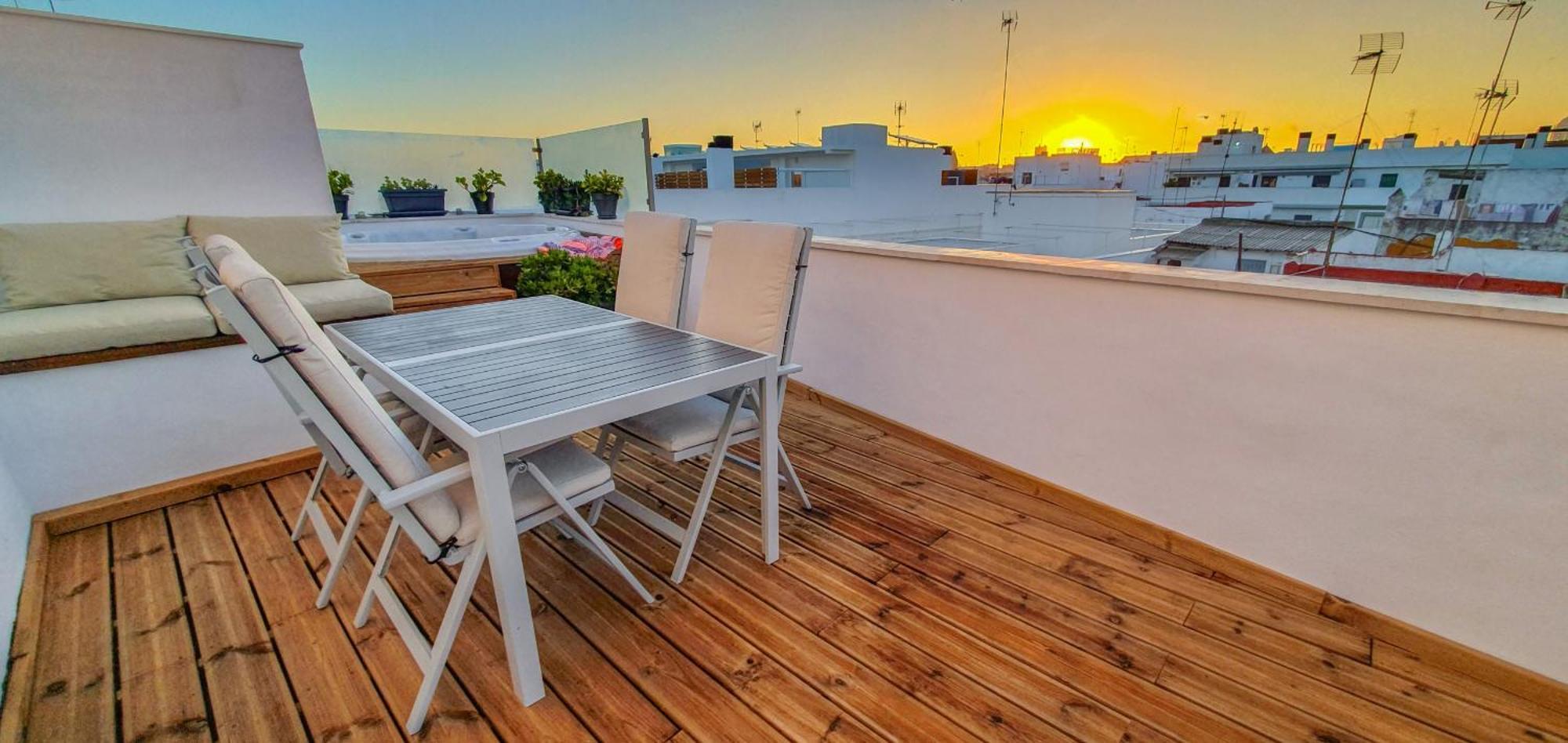 Penthouse With Jacuzzi, And Garaje Grupo Ac Gestion Leilighet Cádiz Eksteriør bilde