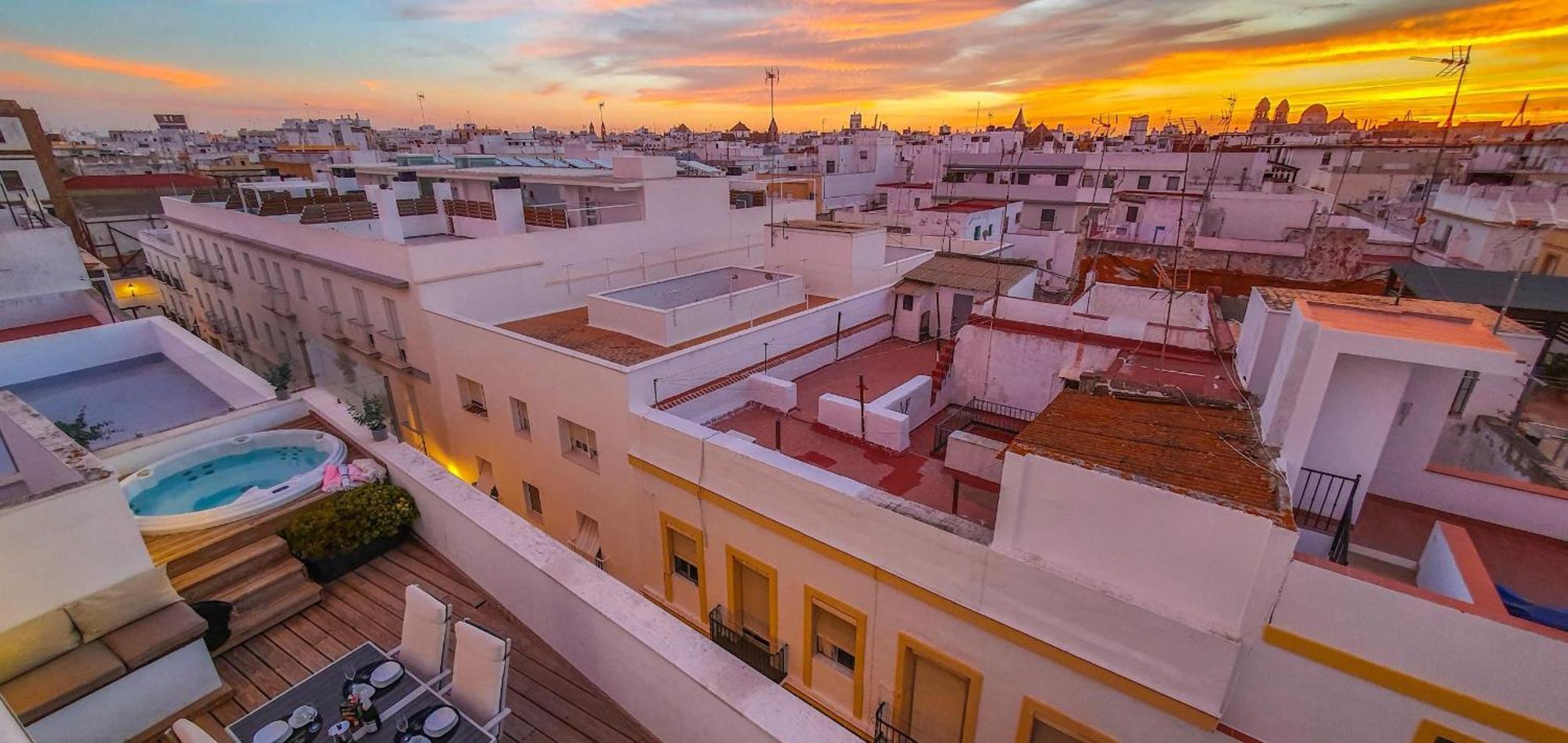 Penthouse With Jacuzzi, And Garaje Grupo Ac Gestion Leilighet Cádiz Eksteriør bilde